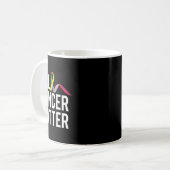 世界がんデー すべてのガンの問題 コーヒーマグカップ (正面左)