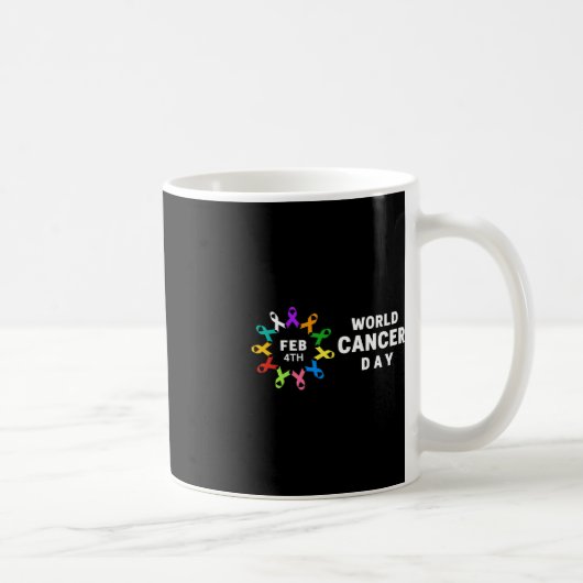 世界がん日 – がん認識度 コーヒーマグカップ (右)