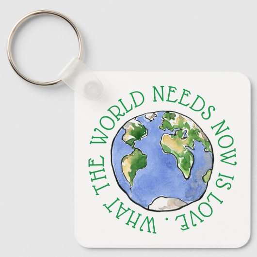 世界が今必要としているのは愛だ キーホルダー (正面)