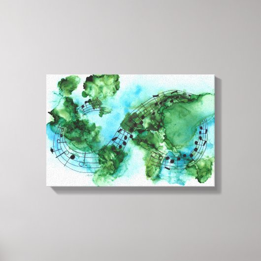 世界が今必要としているのは愛の甘い愛 キャンバスプリント (正面)