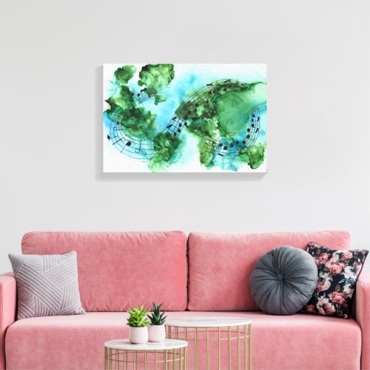 世界が今必要としているのは愛の甘い愛 キャンバスプリント (インサイチュ (リビング))