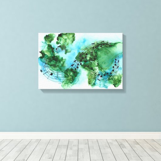 世界が今必要としているのは愛の甘い愛 キャンバスプリント (インサイチュ (ウッドフロア))