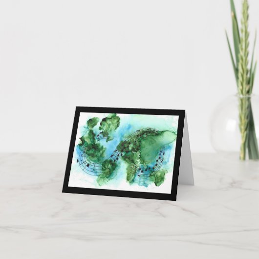 世界が今必要としているのは愛悔やみや弔慰カード カード (正面)