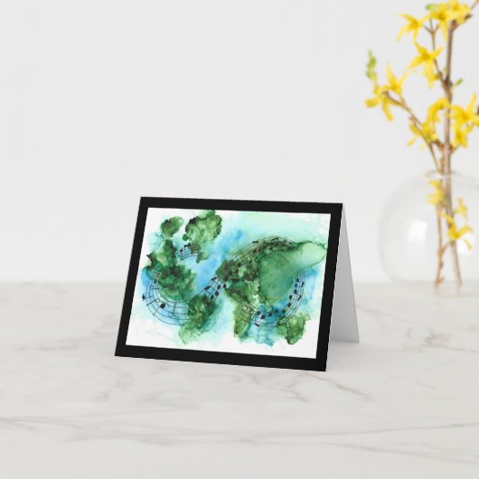 世界が今必要としているのは愛悔やみや弔慰カード カード (黄色い花)