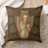 世界が付いているプラハイエス・キリストの乳児 クッション (ブランケット)