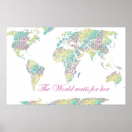 世界が彼女を待っている - ポスター (正面)