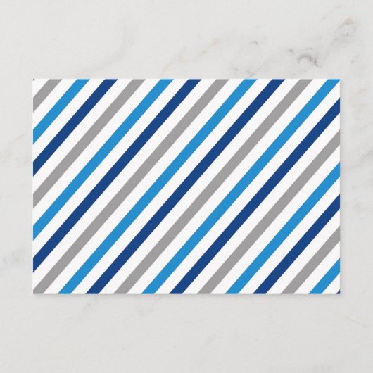 世界が待っている赤ちゃんシャワーおむつラッフルカード エンクロージャーカード (裏面)