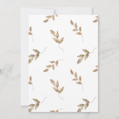 世界が待っている！赤男女兼用ちゃんシャワー 招待状 (裏面)