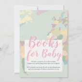 世界が待望の赤ちゃんシャワーの招待状 招待状 (裏面)