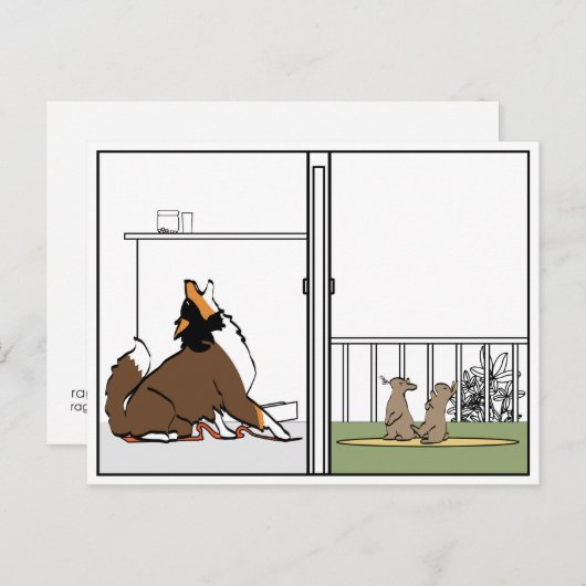 世界が衝突したとき ポストカード (正面/裏面)