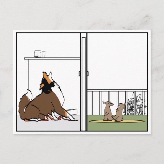 世界が衝突したとき ポストカード (正面)