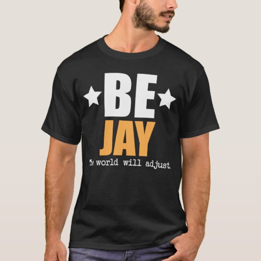 世界が調整するジェイである Tシャツ (正面)