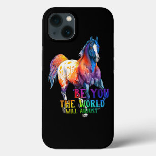 世界が調整する馬 iPhone 13ケース