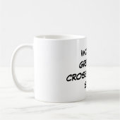 "世界すばらしいクロス・カントリースキーヤー"のマグ コーヒーマグカップ (左)