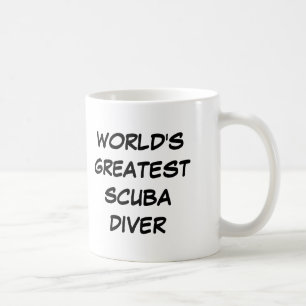 "世界すばらしいスキューバダイバー"のマグ コーヒーマグカップ