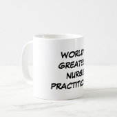 "世界すばらしいナース従業者"のマグ コーヒーマグカップ (正面左)