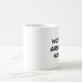 "世界すばらしいハンター"のマグ コーヒーマグカップ (中央)