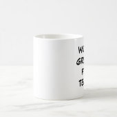 "世界すばらしいピアノの教師"のマグ コーヒーマグカップ (中央)