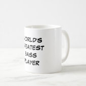 "世界すばらしいベース奏者"のマグ コーヒーマグカップ (正面右)