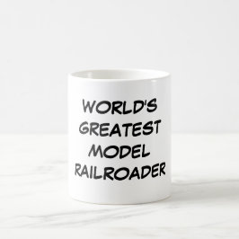 "世界すばらしいモデルRailroader"のマグ コーヒーマグカップ