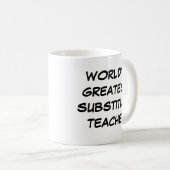 "世界すばらしい代用教員"のマグ コーヒーマグカップ (正面右)
