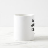 "世界すばらしい先生補佐官"のマグ コーヒーマグカップ (中央)