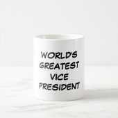 "世界すばらしい副大統領"でマグ コーヒーマグカップ (中央)