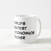 "世界すばらしい家庭科先生"のマグ コーヒーマグカップ (正面右)