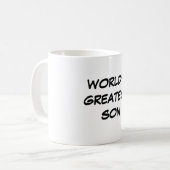 "世界すばらしい息子"のマグ コーヒーマグカップ (正面左)