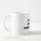 "世界すばらしい打楽器奏手"のマグ コーヒーマグカップ (左)