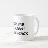 "世界すばらしい樵"のマグ コーヒーマグカップ (正面右)