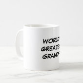 "世界すばらしい祖父"のマグ コーヒーマグカップ (正面左)