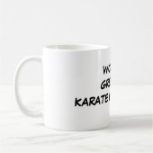 "世界すばらしい空手インストラクター"のマグ コーヒーマグカップ (左)