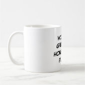 "世界すばらしい蹄鉄プレーヤー"のマグ コーヒーマグカップ (左)