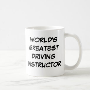 "世界すばらしい運転インストラクター"のマグ コーヒーマグカップ