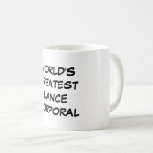 "世界すばらしい陸士長"でマグ コーヒーマグカップ (正面右)