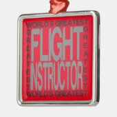 世界すばらしい飛行インストラクター メタルオーナメント (左)
