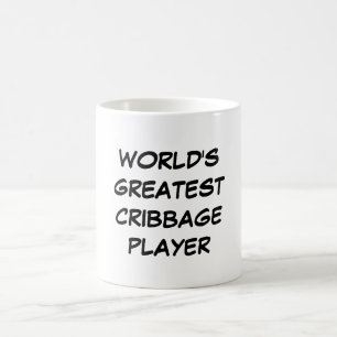 "世界すばらしいCribbageプレーヤー"のマグ コーヒーマグカップ