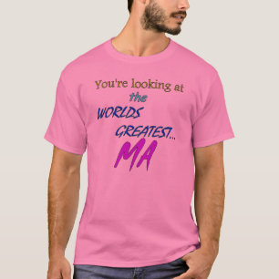 世界すばらしいMa Tシャツ