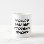 "世界すばらしいWoodshop先生"のマグ コーヒーマグカップ (中央)