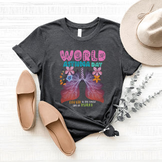 世界ぜんそく認識度デー Tシャツ