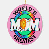 世界ですばらしいお母さん; アーチェリー セラミックオーナメント (左)