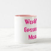 世界ですばらしいお母さん ツートーンマグカップ (中央)