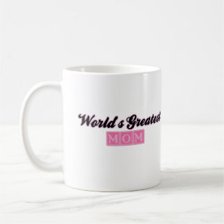 世界ですばらしいお母さん(ピンク) コーヒーマグカップ