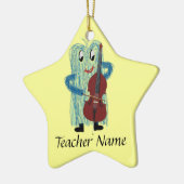 世界ですばらしいひもの先生! セラミックオーナメント (左)