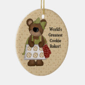 世界ですばらしいクッキーのパン屋 セラミックオーナメント (右)
