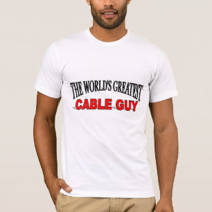 世界ですばらしいケーブルの人 Tシャツ