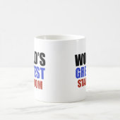 世界ですばらしいステージのお母さん コーヒーマグカップ (中央)