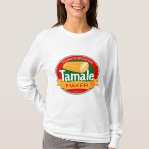 世界ですばらしいタマレメーカーの女性のワイシャツ Tシャツ
