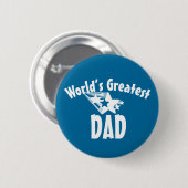 世界ですばらしいパパは人のpinbackボタンを主演します 缶バッジ (正面&裏面)